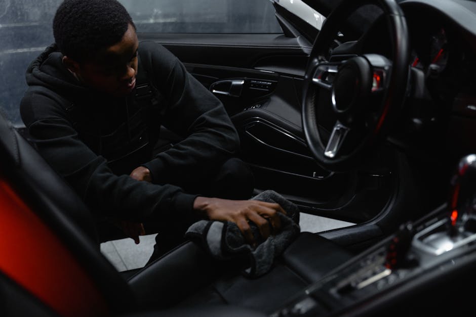 Meticulous interior cleaning and detailing