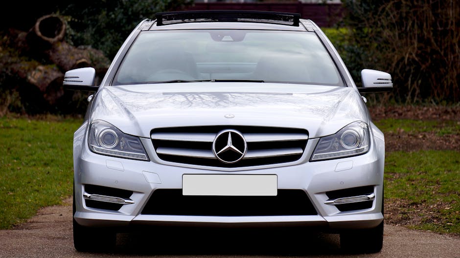 Luxury car with a pristine finish